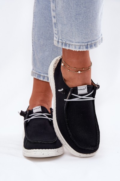 Lightweight Fabric Women's Shoes McKeylor 96116 Black