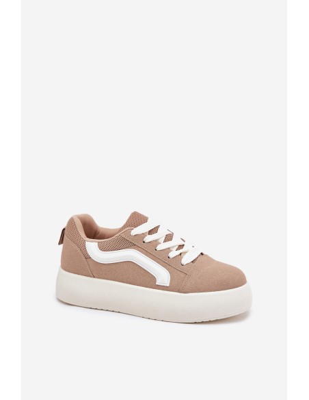 Women's Platform Sneakers Khaki Tellnira