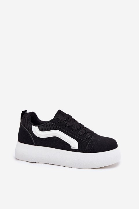 Women's Platform Sneakers Black Tellnira