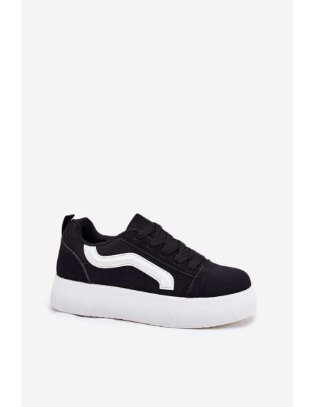 Women's Platform Sneakers Black Tellnira