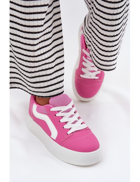 Womens Platform Sneakers Fuchsia Tellnira