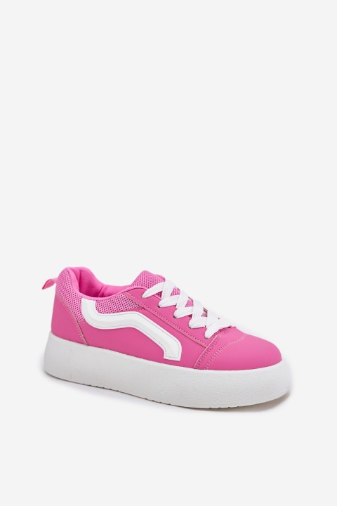 Womens Platform Sneakers Fuchsia Tellnira