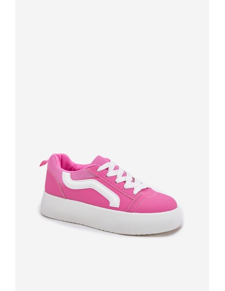 Womens Platform Sneakers Fuchsia Tellnira