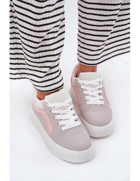 Women's Platform Sneakers Grey Tellnira