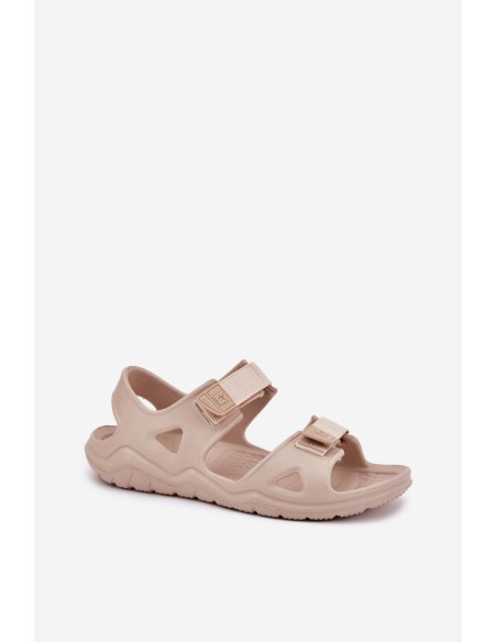 Women's Foam Sandals On Platform Big Star RR274A515 Beige