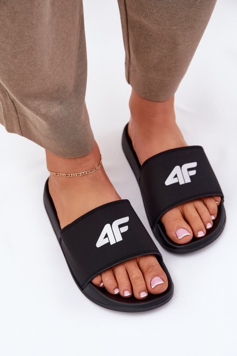 Ladies Slippers 4F Black 4FRMM00FSLIF010-20S