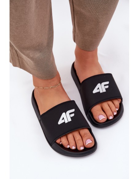 Ladies Slippers 4F Black 4FRMM00FSLIF010-20S