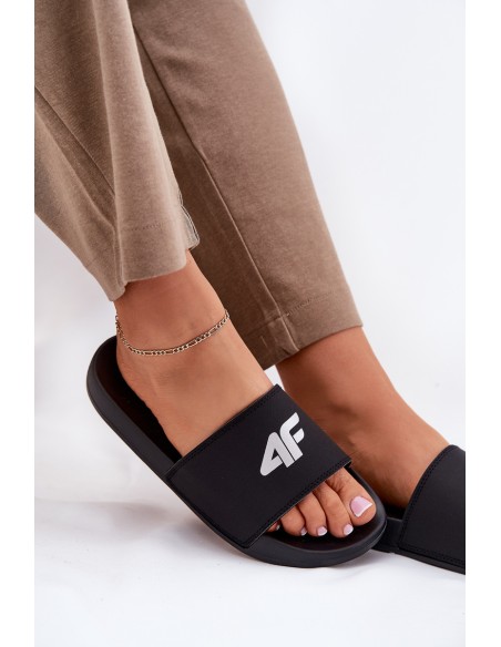 Ladies Slippers 4F Black 4FRMM00FSLIF010-20S