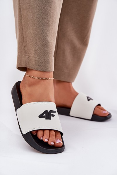 Women's Slippers 4F 4FRMM00FSLIF010-10S White 2