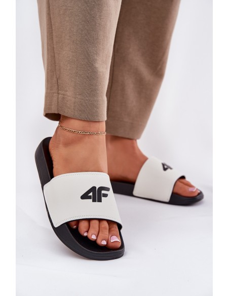Women's Slippers 4F 4FRMM00FSLIF010-10S White