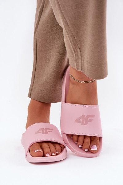 Ladies Slippers 4F 4FRMM00FSLIF010-56S Pink