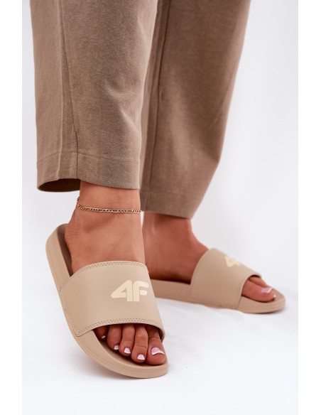 Women's Slippers 4F 4FRMM00FSLIF010-83S Beige