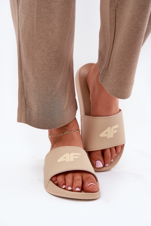 Women's Slippers 4F 4FRMM00FSLIF010-83S Beige