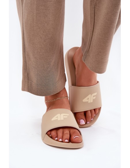Women's Slippers 4F 4FRMM00FSLIF010-83S Beige