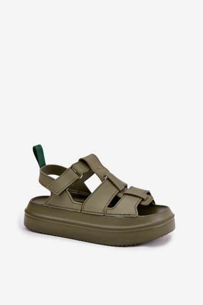 Women's platform sandals green Nitavelia 2