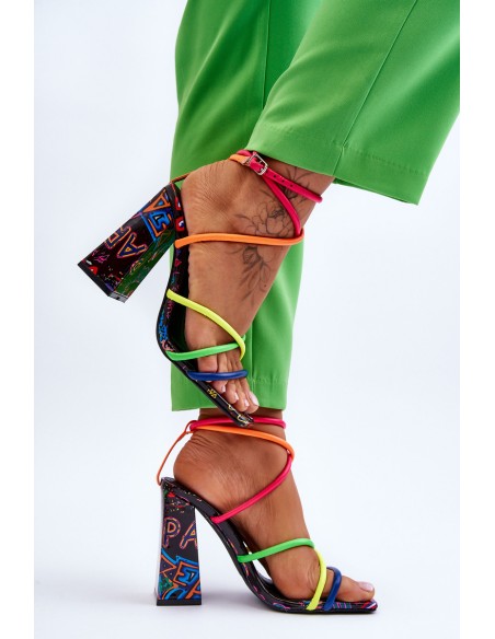 Madingi aukštakulniai basutės įvairiaspalvės „Josette“