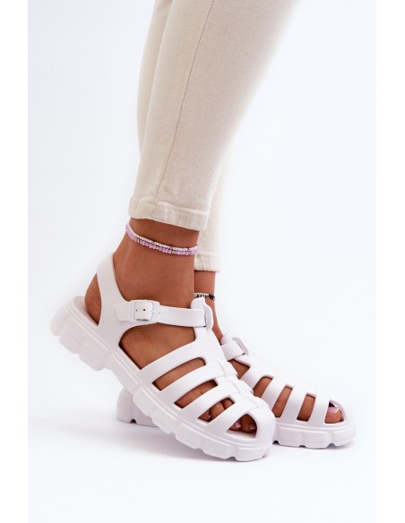 Women's Foam Sandals Roman White Gasaria