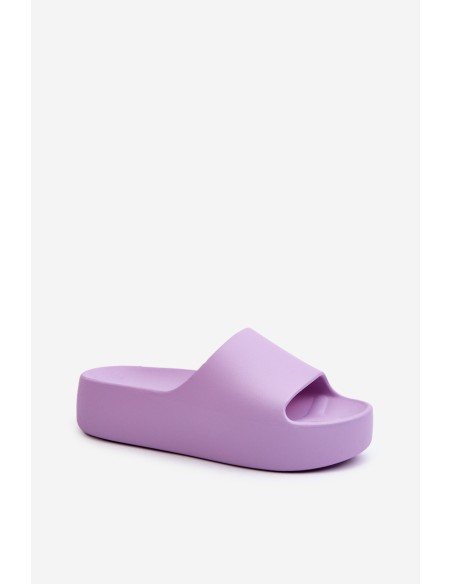 Women's Thick Sole Beige Slides Oreithano