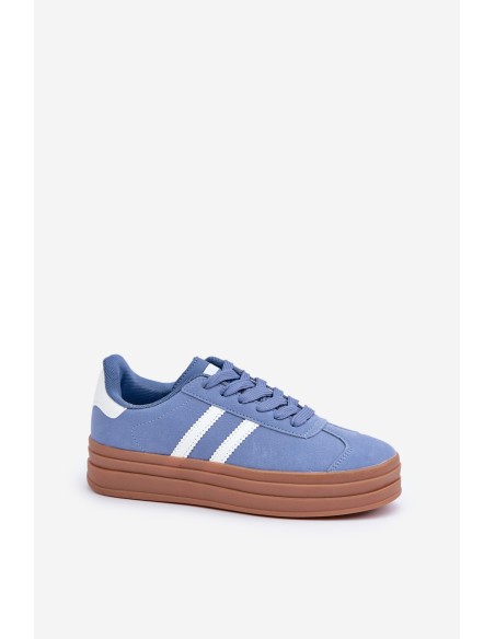 Women's Sneakers On Platform Blue Egelia