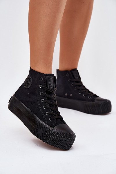 Womens Platform Sneakers Big Star RR274742 Black