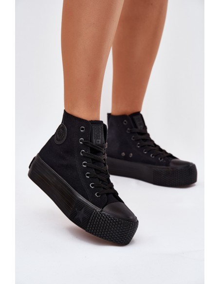 Womens Platform Sneakers Big Star RR274742 Black