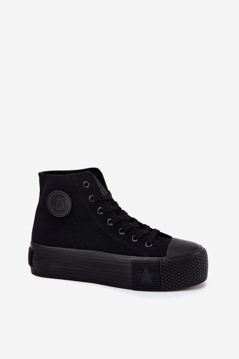 Womens Platform Sneakers Big Star RR274742 Black