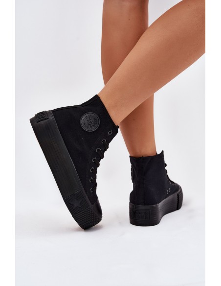 Womens Platform Sneakers Big Star RR274742 Black