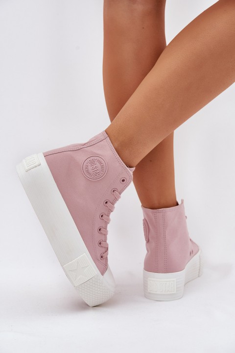 Women's Platform Sneakers Big Star RR274739 Pink
