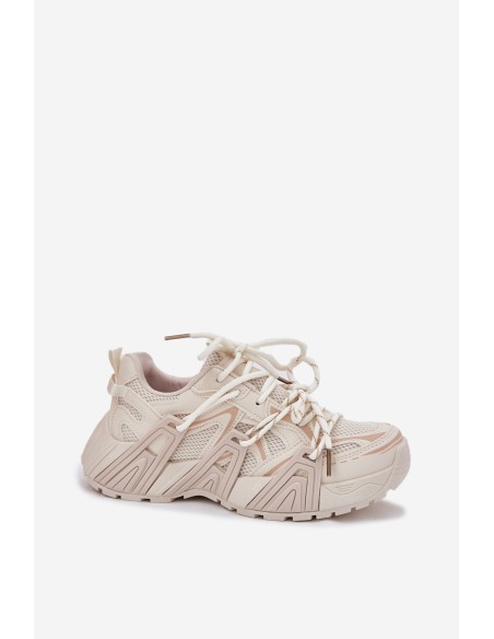 Sneakers Sports Shoes Women's Beige Tonelli