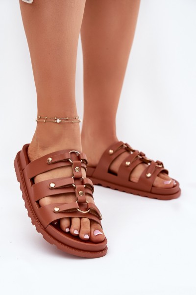 Ladies Sandals With Straps Camel Pasiriela