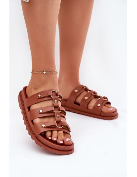 Ladies Sandals With Straps Camel Pasiriela