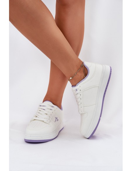 Women's Sneakers Big Star RR274A245 HI-POLY SYSTEM White-Purple