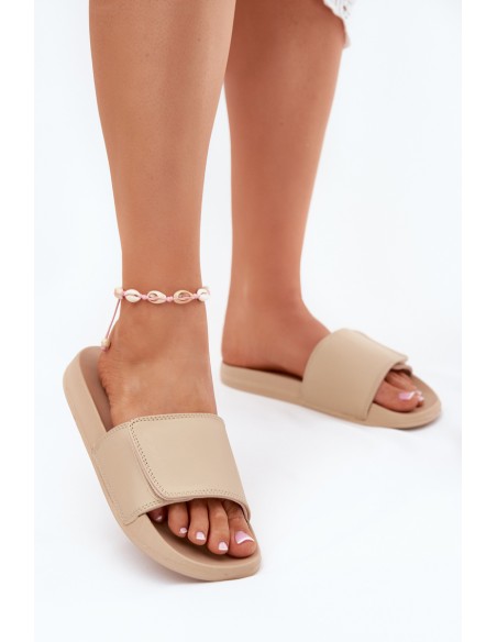 Moteriškos šlepetės smėlio spalvos 4FMM00FFLIF031A-83S