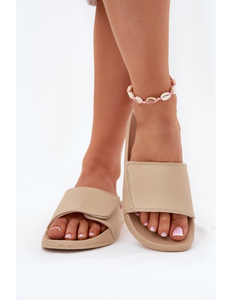 Moteriškos šlepetės smėlio spalvos 4FMM00FFLIF031A-83S