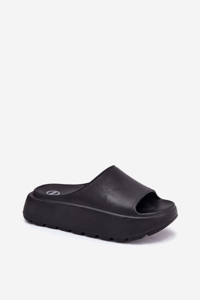 Foam women's sandals on platform black Xalvania 2