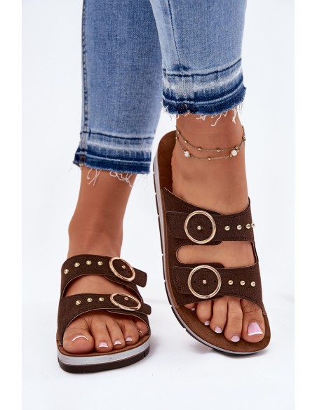 Comfortable Women's Slippers Inblu CP000054 Brown