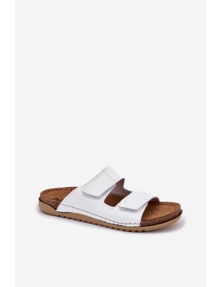 Ladies Leather Sandals Inblu White AA0005GU