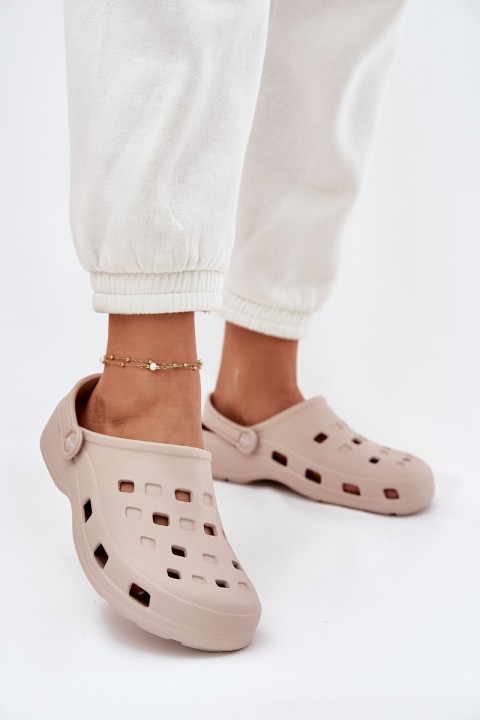 Moteriškos šlepetės smėlio spalvos LEMIGO 806