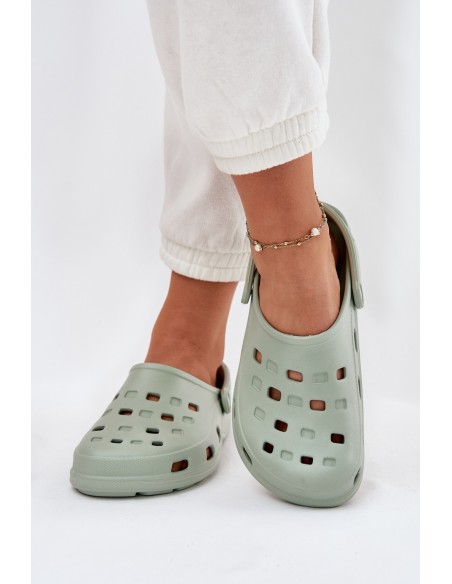 Ladies Foam Slippers Mint LEMIGO 806