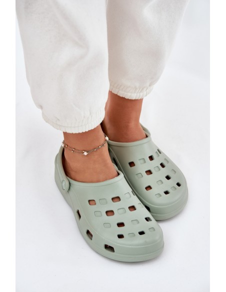 Ladies Foam Slippers Mint LEMIGO 806