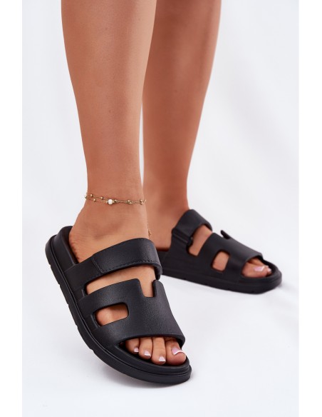 Women Foam Slippers Black Dimelle