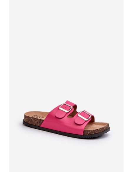 Women's Sandals with Buckles Fuchsia Oliena