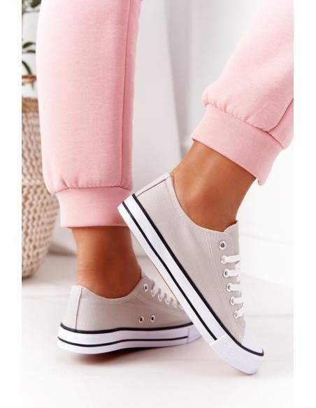 Women's Classic Sneakers Grey Omerta