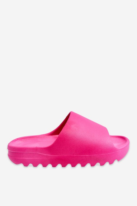Fashionable Platform Slippers Fuchsia Estella