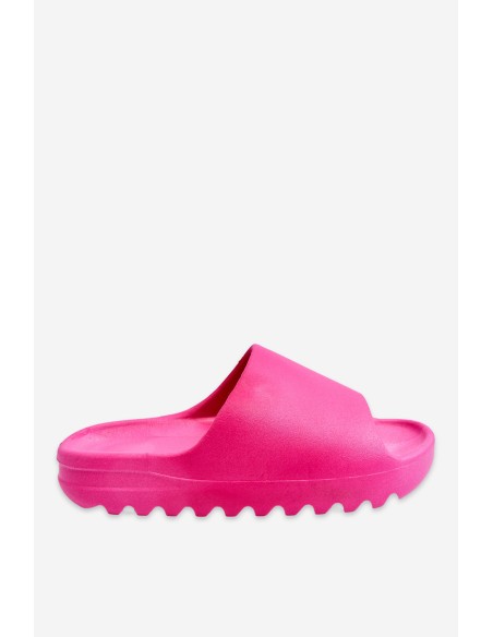 Fashionable Platform Slippers Fuchsia Estella