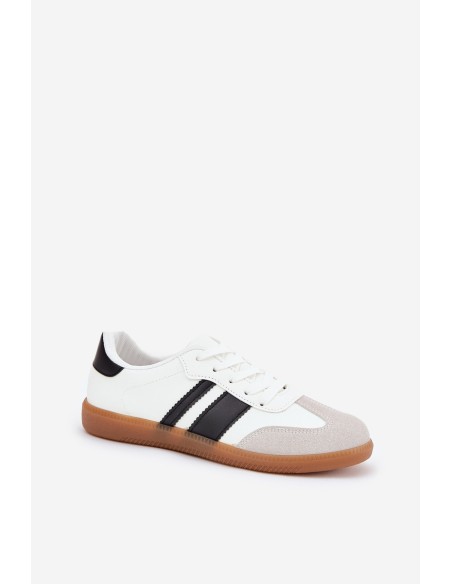 Low Women's Sneakers Made Of Eco Leather White Nonalorin