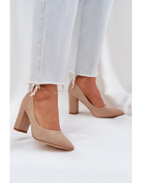 Moteriški aukštakulniai „On A Block Eco Suede“ tamsiai smėlio spalvos „Florena“