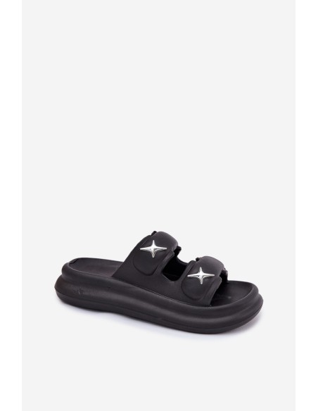 Foam Women's Platform Sandals Black Falowena