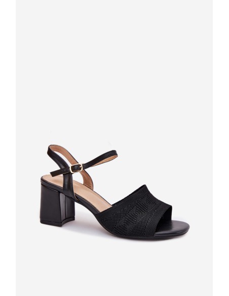 Women's Heeled Sandals Black Sarena