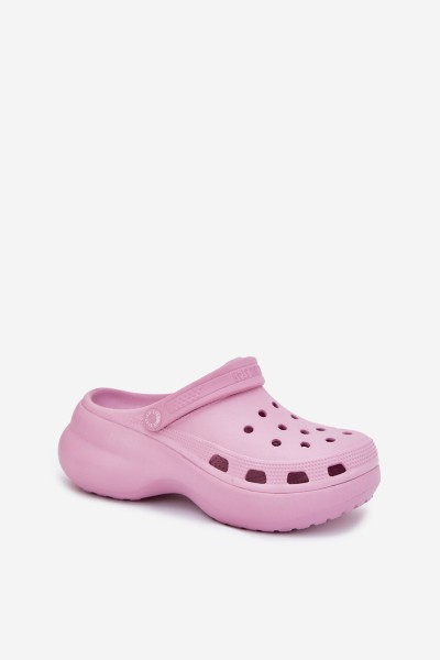 Women Foam Slippers On A Massive Sole Big Star RR274A120 Pink 2